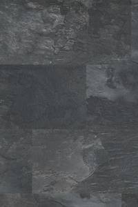 Ambiant Expression Aqua | Tegel Laminaat Donkergrijs met 4 V groeven rondom | L 60,4 x B 28 cm