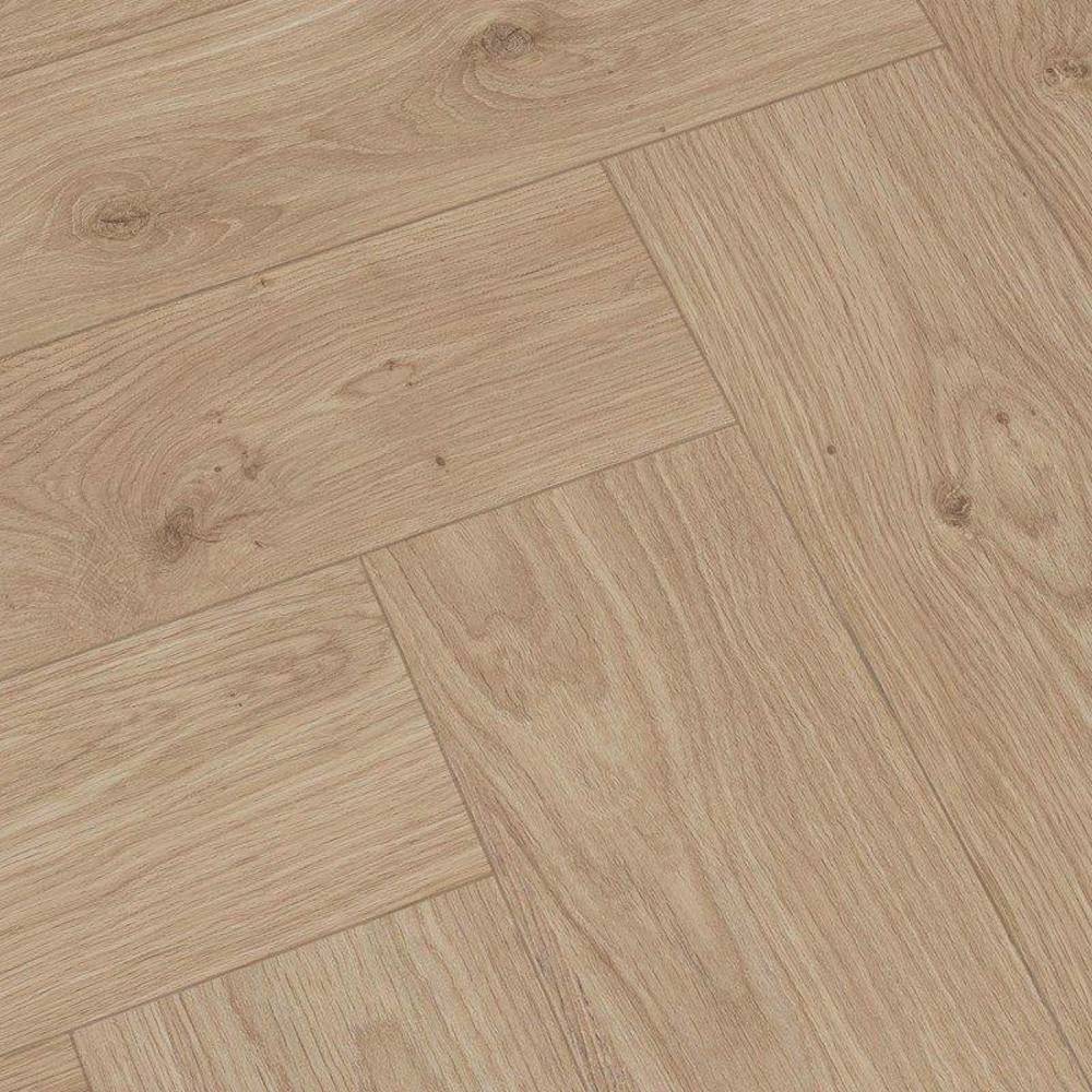 Meister Edition M6 6863 | Visgraat Laminaat Eik Relax Pure met V-groef rondom | L 62 x B 15,5 cm