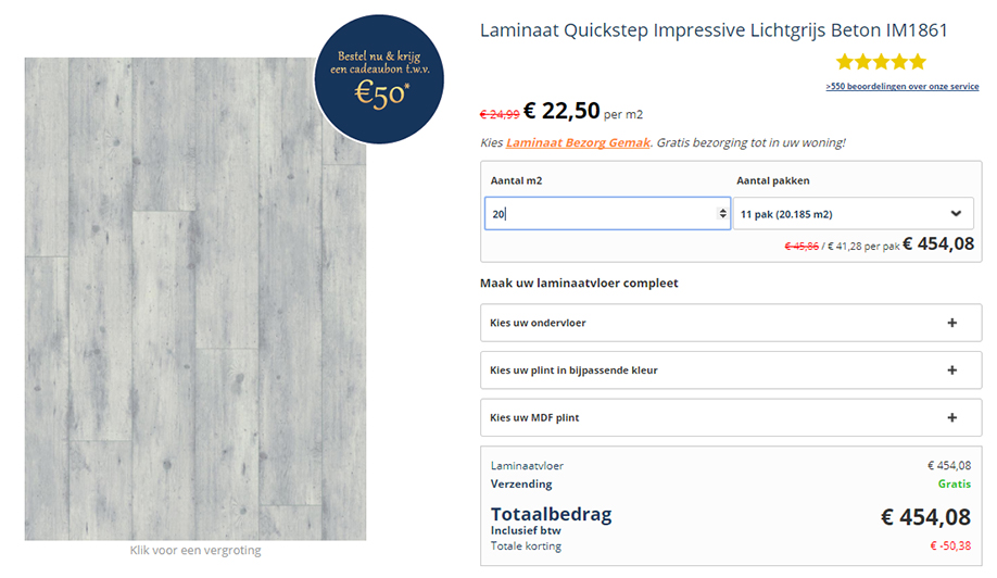 Tips laminaat berekenen - Laminaat Design Shop.nl